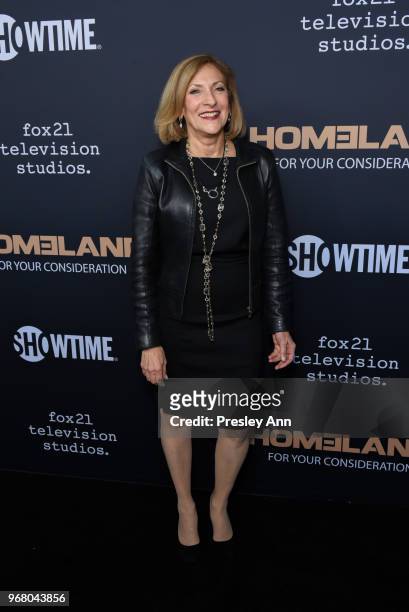 Lesli Linka Glatter attends FYC Event For Showtime's "Homeland" - Red Carpet at Writers Guild Theater on June 5, 2018 in Beverly Hills, California.
