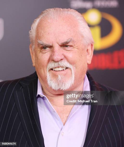 John Ratzenberger attends the World Premiere of Disney and Pixar's "Incredibles 2" held on June 5, 2018 in Los Angeles, California.