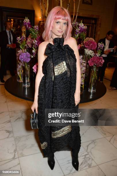 Hernietta Tiefenthaler attends an after party following the UK Premiere of "The Happy Prince" hosted by Justine Picardie, editor of Harper's Bazaar,...