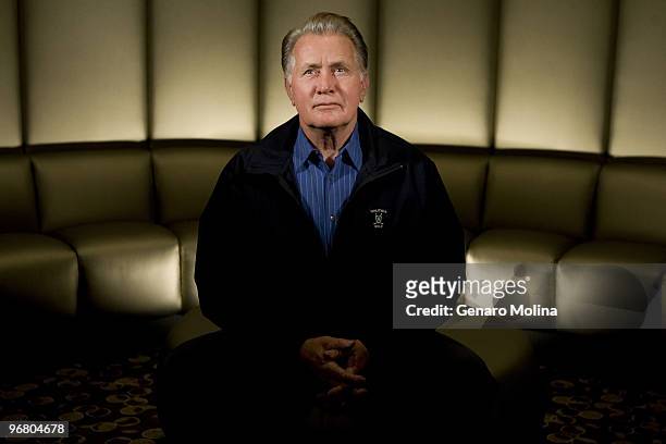 Actor Martin Sheen is photographed at the Mark Taper Theatre in downtown Los Angeles on February 6, 2010 for the Los Angeles Times. CREDIT MUST READ:...