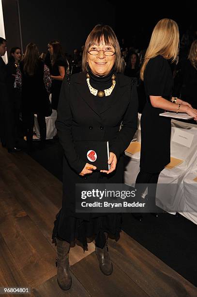 Fashion Director of The Daily Telegraph Hilary Alexander attends the Michael Kors Fall 2010 Fashion Show during Mercedes-Benz Fashion Week at TheTent...