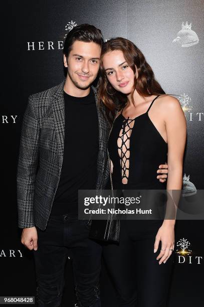 Nat Wolff and Margaret Qualley attend the "Hereditary" New York Screening at Metrograph on June 5, 2018 in New York City.