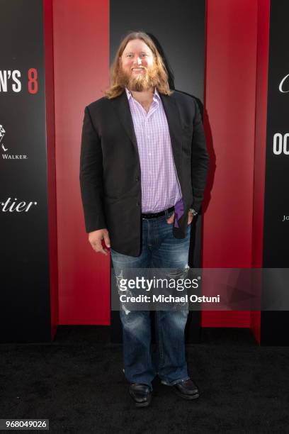 Nick Mangold attends "Ocean's 8" World Premiere at Alice Tully Hall on June 5, 2018 in New York City.