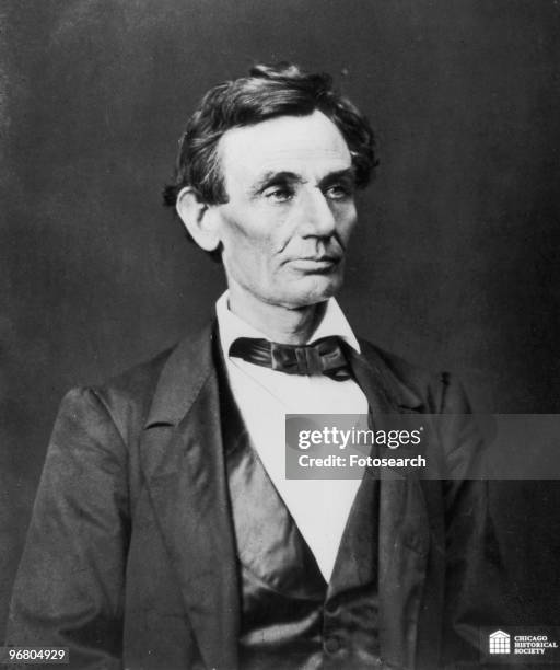 Portrait of President Abraham Lincoln by Alexander Hesler, June 3, 1860. .