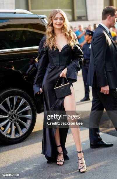 Gigi Hadid is seen at 'Oceans 8' Premiere on June 5, 2018 in New York City.