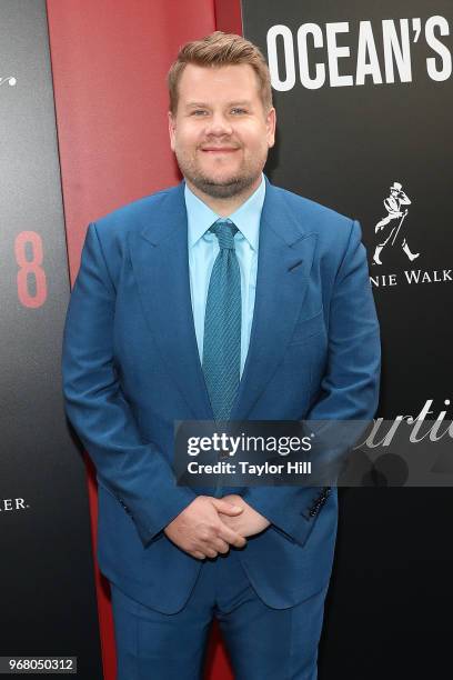 James Corden attends the world premiere of "Ocean's 8" at Alice Tully Hall at Lincoln Center on June 5, 2018 in New York City.