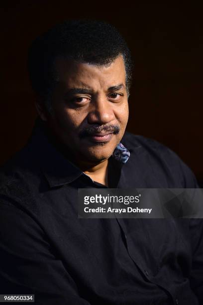 Neil deGrasse Tyson attends Film Independent at LACMA presents StarTalk - A Conversation with Astrophysicist Neil deGrasse Tyson at Bing Theater At...