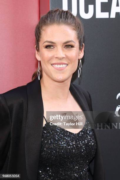 Kelley O'Hara attends the world premiere of "Ocean's 8" at Alice Tully Hall at Lincoln Center on June 5, 2018 in New York City.