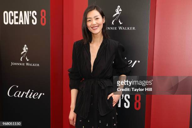 Liu Wen attends the world premiere of "Ocean's 8" at Alice Tully Hall at Lincoln Center on June 5, 2018 in New York City.