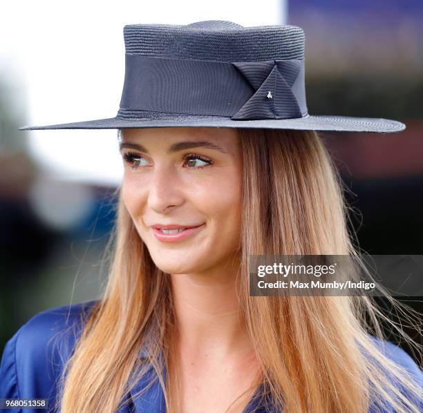 Millie Mackintosh attends Derby Day of the Investec Derby Festival at Epsom Racecourse on June 2, 2018 in Epsom, England.