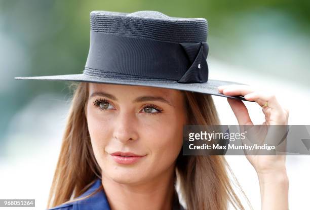Millie Mackintosh attends Derby Day of the Investec Derby Festival at Epsom Racecourse on June 2, 2018 in Epsom, England.