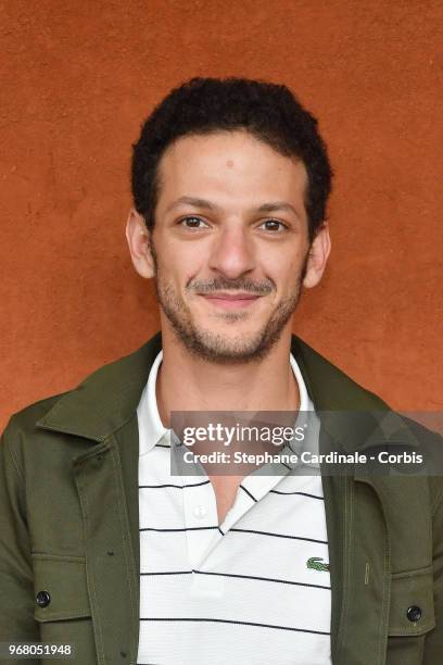 Actor Vincent Dedienne attends the 2018 French Open - Day Ten at Roland Garros on June 5, 2018 in Paris, France.