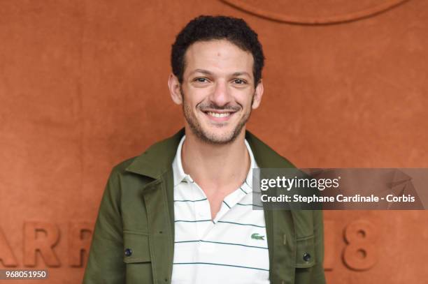 Actor Vincent Dedienne attends the 2018 French Open - Day Ten at Roland Garros on June 5, 2018 in Paris, France.