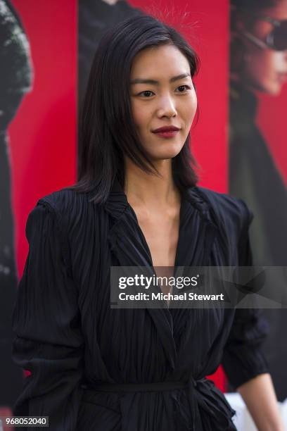 Liu Wen attends the "Ocean's 8" World Premiere at Alice Tully Hall on June 5, 2018 in New York City.