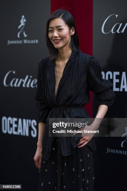 Liu Wen attends the "Ocean's 8" World Premiere at Alice Tully Hall on June 5, 2018 in New York City.