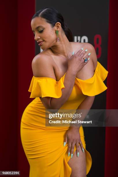 Dascha Polanco attends the "Ocean's 8" World Premiere at Alice Tully Hall on June 5, 2018 in New York City.