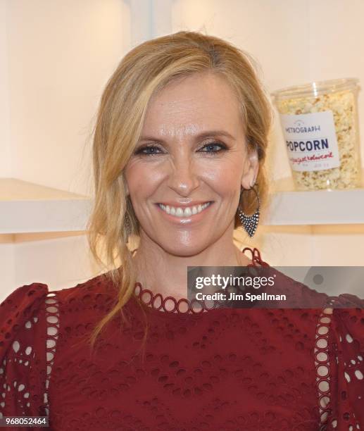 Actress Toni Collette attends the screening after party for "Hereditary" hosted by A24 at Metrograph on June 5, 2018 in New York City.