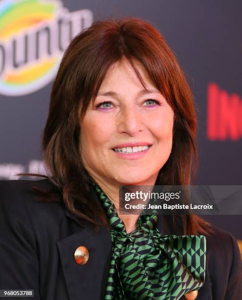 Catherine Keener attends the World Premiere of Disney and Pixar's 'Incredibles 2' held on June 5, 2018 in Los Angeles, California.