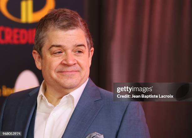 Patton Oswalt attends the World Premiere of Disney and Pixar's 'Incredibles 2' held on June 5, 2018 in Los Angeles, California.