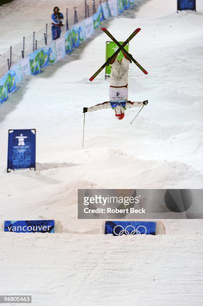 Winter Olympics: Canada Alexandre Bilodeau in action during Men's Moguls Final at Cypress Mountain. Bilodeau won gold. West Vancouver, Canada...
