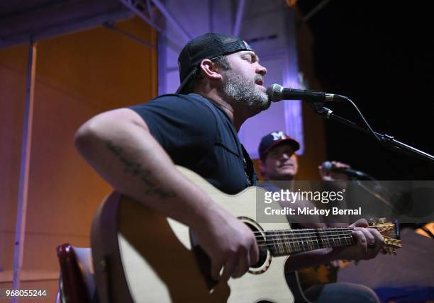Recording Artist Lee Brice performs during Lewispalooza 8 at the Tin Roof on June 5, 2018 in Nashville, Tennessee.