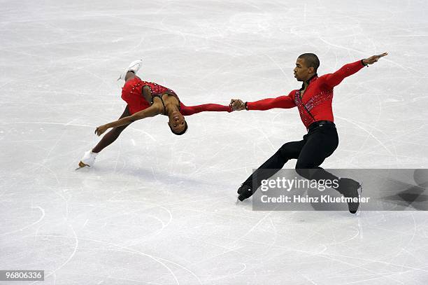 Winter Olympics: France Vanessa James and Yannick Bonheur in action during Pairs Short Program at Pacific Coliseum. Vancouver, Canada 2/14/2010...
