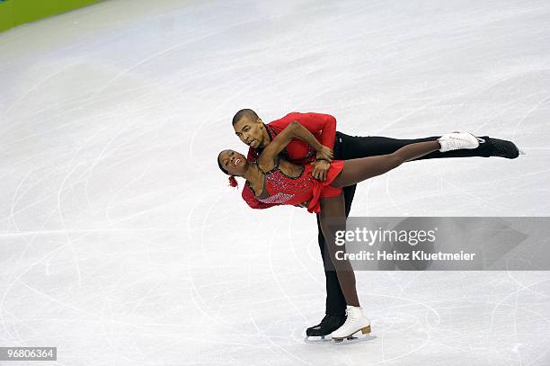 Winter Olympics: France Vanessa James and Yannick Bonheur in action during Pairs Short Program at Pacific Coliseum. Vancouver, Canada 2/14/2010...