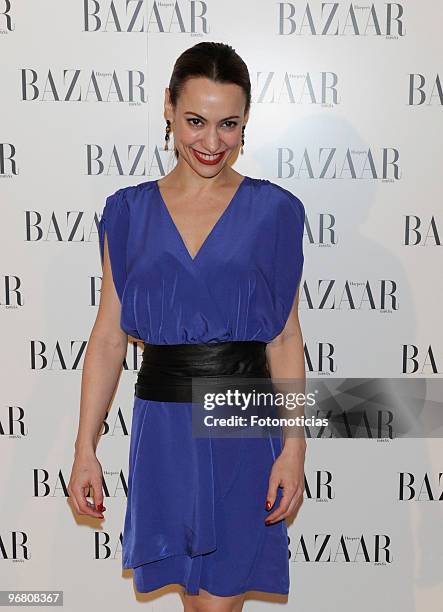 ACtress Natalia Verbeke arrives to "Harper's Bazaar" magazine launch party, at the Casino de Madrid, on February 17, 2010 in Madrid, Spain.