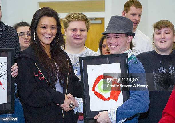 Television personality Jenni 'J-woww' Farley launches a new music and dance therapy program for children with autism on February 17, 2010 in...