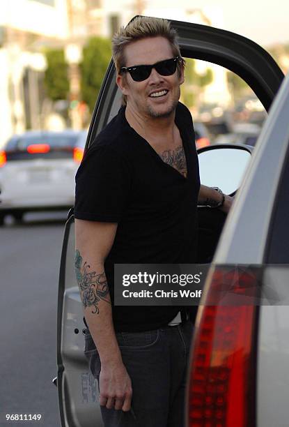 Singer Mark McGrath is seen on February 17, 2010 in Los Angeles, California.