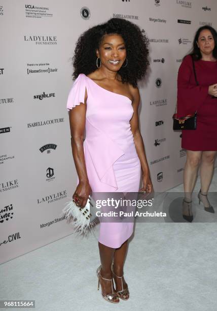 Actress Angela Bassett attends the Ladylike Foundation's 2018 Annual Women Of Excellence Scholarship Luncheon at The Beverly Hilton Hotel on June 2,...