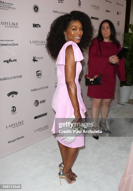 Actress Angela Bassett attends the Ladylike Foundation's 2018 Annual Women Of Excellence Scholarship Luncheon at The Beverly Hilton Hotel on June 2,...