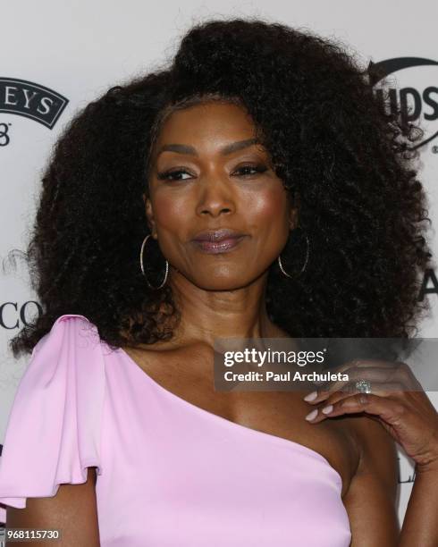 Actress Angela Bassett attends the Ladylike Foundation's 2018 Annual Women Of Excellence Scholarship Luncheon at The Beverly Hilton Hotel on June 2,...