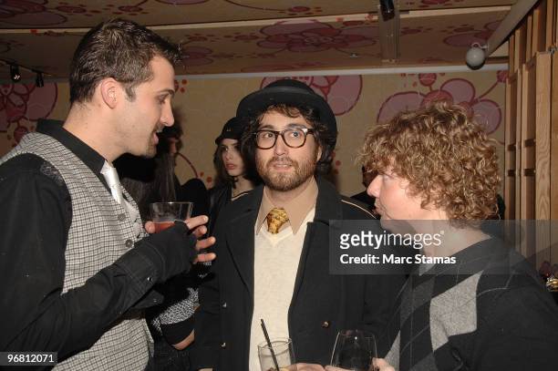 Sean Lennon celebrates the new Modelinia magazine cover at the Tanuki Tavern on February 17, 2010 in New York City.
