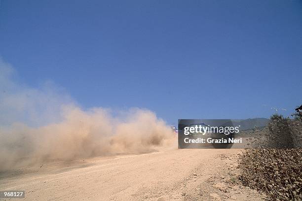 Subaru Impreza driver Toshihiro Arai of Japan in action during the Acropolis World Rally Championships in Athens, Greece. \ Mandatory Credit: Grazia...