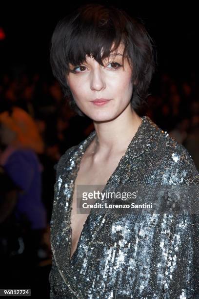 Irina Lazareanu attends 3.1 Phillip Lim during Mercedes-Benz Fashion Week Fall 2010 at Bryant Park on February 17, 2010 in New York City.