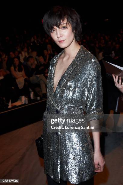 Irina Lazareanu attends 3.1 Phillip Lim during Mercedes-Benz Fashion Week Fall 2010 at Bryant Park on February 17, 2010 in New York City.