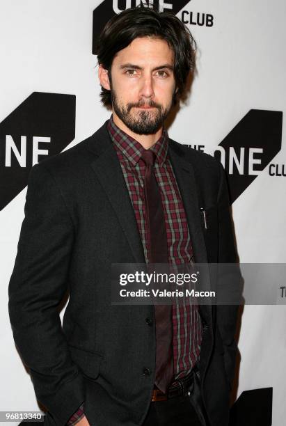 Actor Milo Ventimiglia arrives at the One Club's 2nd Annual One Show Entertainment Awards on February 17, 2010 in Los Angeles, California.