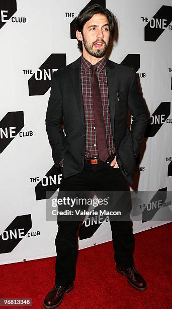 Actor Milo Ventimiglia arrives at the One Club's 2nd Annual One Show Entertainment Awards on February 17, 2010 in Los Angeles, California.