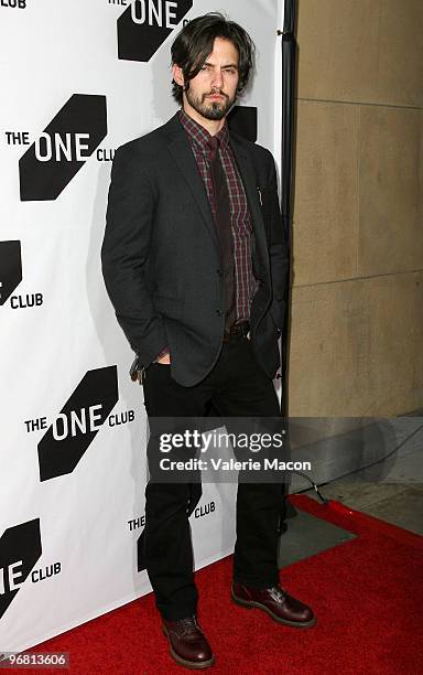 Actor Milo Ventimiglia arrives at the One Club's 2nd Annual One Show Entertainment Awards on February 17, 2010 in Los Angeles, California.