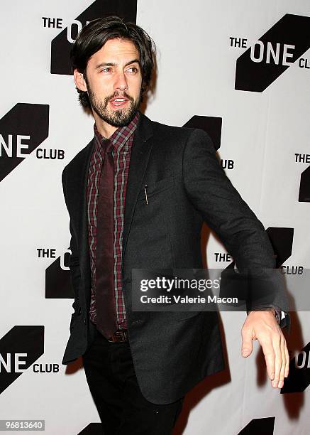 Actor Milo Ventimiglia arrives at the One Club's 2nd Annual One Show Entertainment Awards on February 17, 2010 in Los Angeles, California.