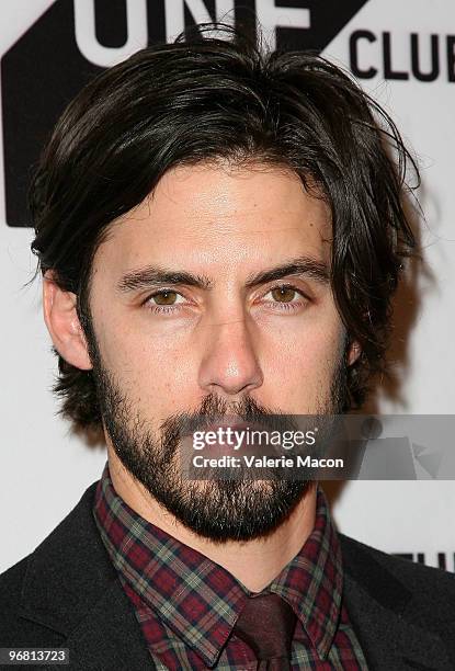 Actor Milo Ventimiglia arrives at the One Club's 2nd Annual One Show Entertainment Awards on February 17, 2010 in Los Angeles, California.