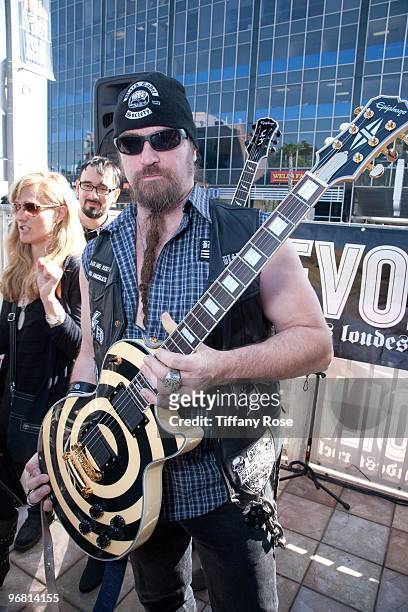 Zakk Wylde attends the 2nd Annual Golden Gods Awards Nominees and Press Conference at The Rainbow Bar and Grill on February 17, 2010 in Los Angeles,...