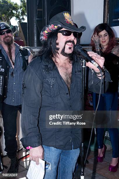 Vinnie Paul of Pantera attends the 2nd Annual Golden Gods Awards Nominees and Press Conference at The Rainbow Bar and Grill on February 17, 2010 in...