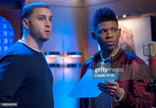 Guest star Chester Marlon Hanks and Bryshere Gray in the "A Lean & Hungry Look" episode of EMPIRE airing Wednesday, May 2 on FOX.