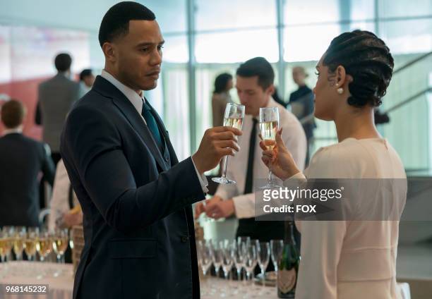 Trai Byers and Grace Byers in the "The Empire Unposess'd" season finale episode of EMPIRE airing Wednesday, May 23 on FOX.