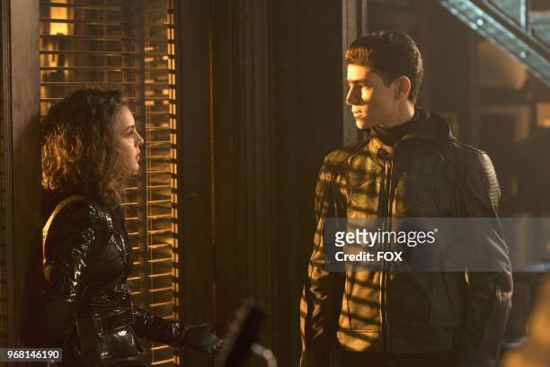 Camren Bicondova and David Mazouz in the A Dark Knight: One Of My Three Soups episode of GOTHAM airing Thursday, March 29 on FOX.
