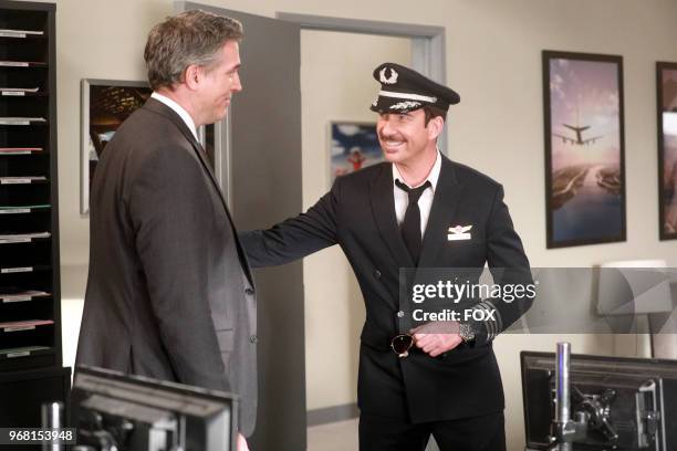 Guest star Clint Carmichael and Dylan McDermott in the "Training Day" episode of LA TO VEGAS airing Tuesday, April 10 on FOX. Photo by FOX Image...