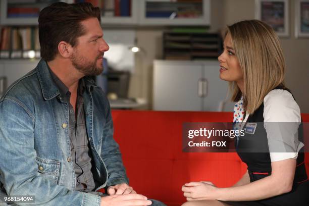 Guest star Zachary Knighton and Kim Matula in the The Proposal season finale episode of LA TO VEGAS airing Tuesday, May 1 on FOX. Photo by FOX Image...