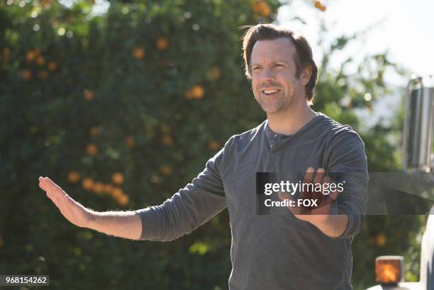 Guest star Jason Sudeikis in the "Barbara Ann" episode of THE LAST MAN ON EARTH airing Sunday, April 29 on FOX. Photo by FOX Image Collection via...